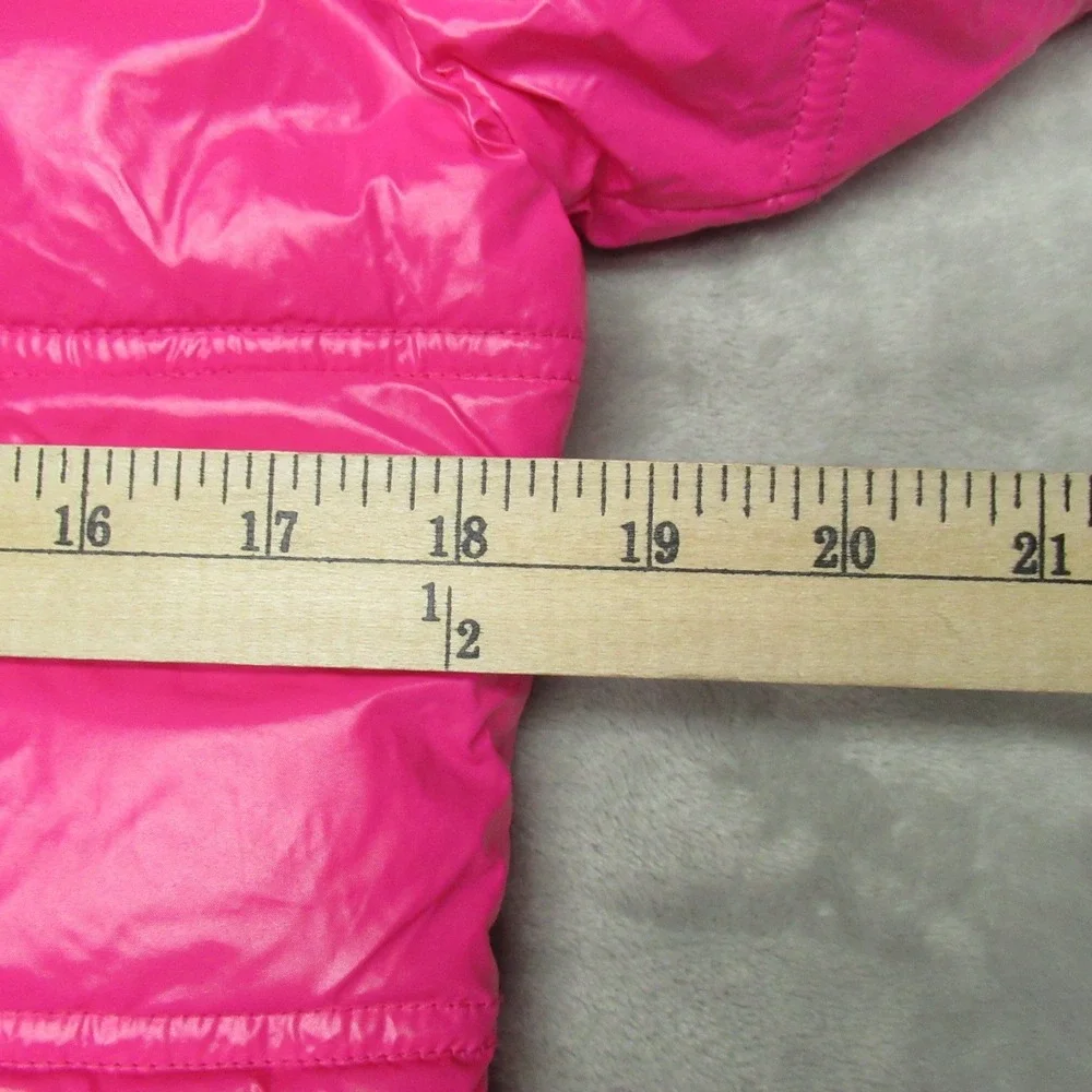 Jordan Flight Jacket Girls Large 12-13 Yrs Pink‎ Insulated Hooded Quilted Puffer